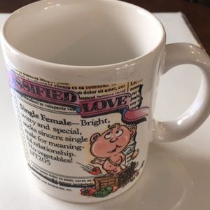 Classified love mug 1984